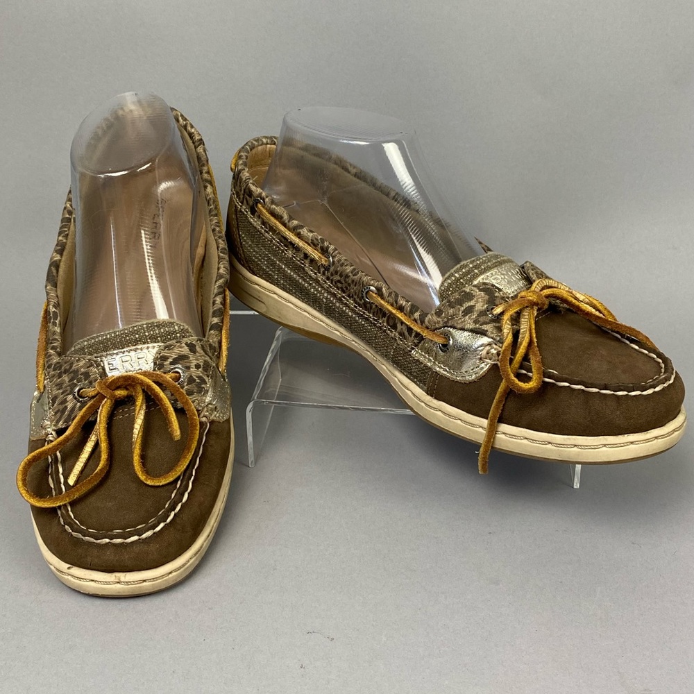 Sperry Top Sider 2 Eye Boat Shoe Animal Print